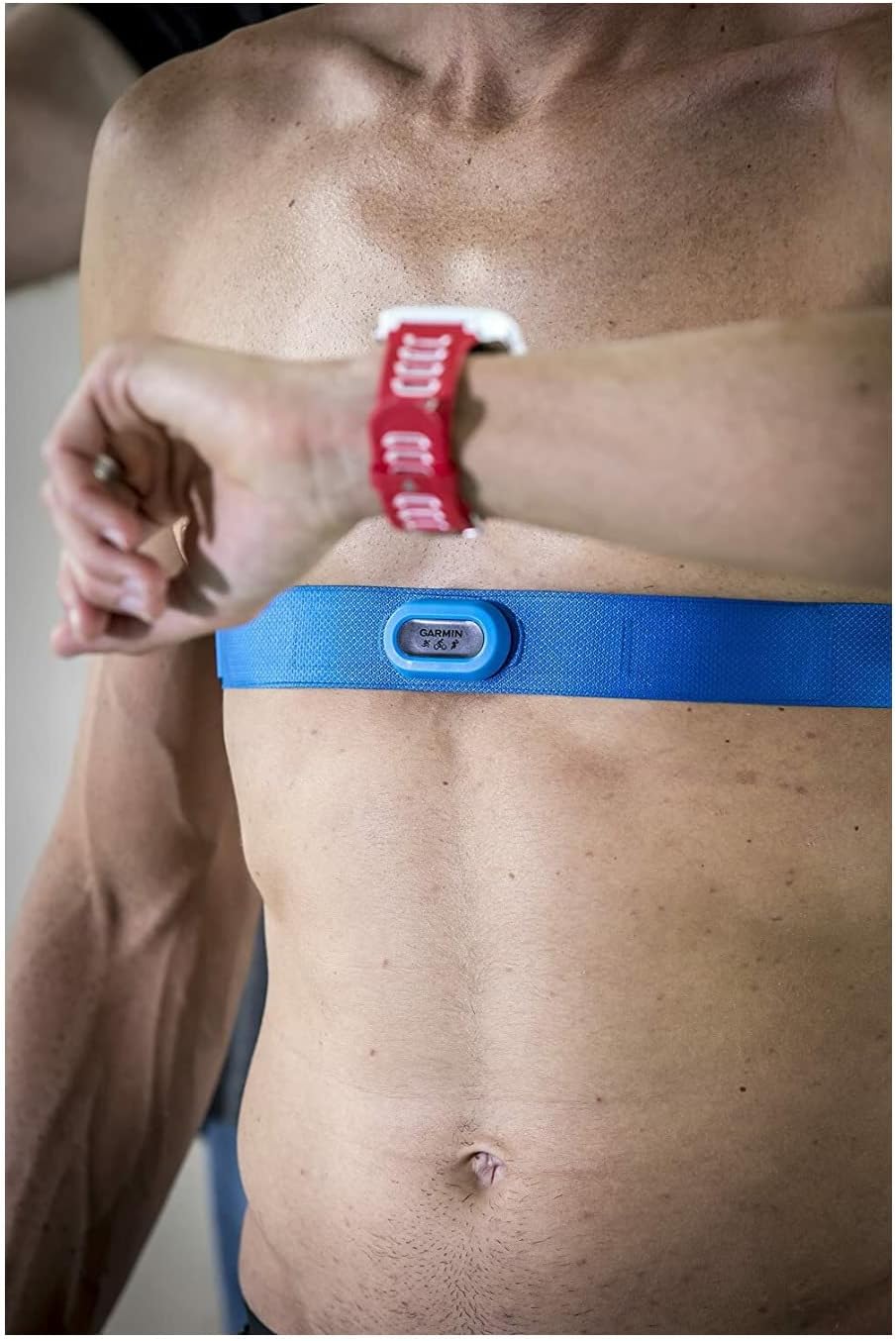 Garmin HRM-Swim Heart Rate Strap, Stores HR Underwater, 5 ATM, ANT+ — Quality Boat Parts