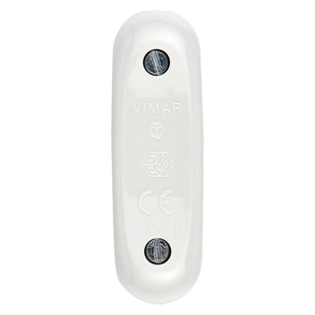 Vimar Line-End Pushbutton, For Flat Cable, 1P NO, 2[16]A, 250V, White — Quality Boat Parts