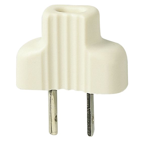 Vimar Polarized 2P SELV Plug, 6A 24V, Axial Cable Entry, 12.4 mm Blade Spacing, For 16345/14332/08198 Socket Outlets, Ivory Finish — Quality Boat Parts