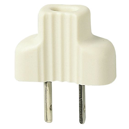 Vimar Polarized 2P SELV Plug, 6A 24V, Axial Cable Entry, 12.4 mm Blade Spacing, For 16345/14332/08198 Socket Outlets, Ivory Finish — Quality Boat Parts