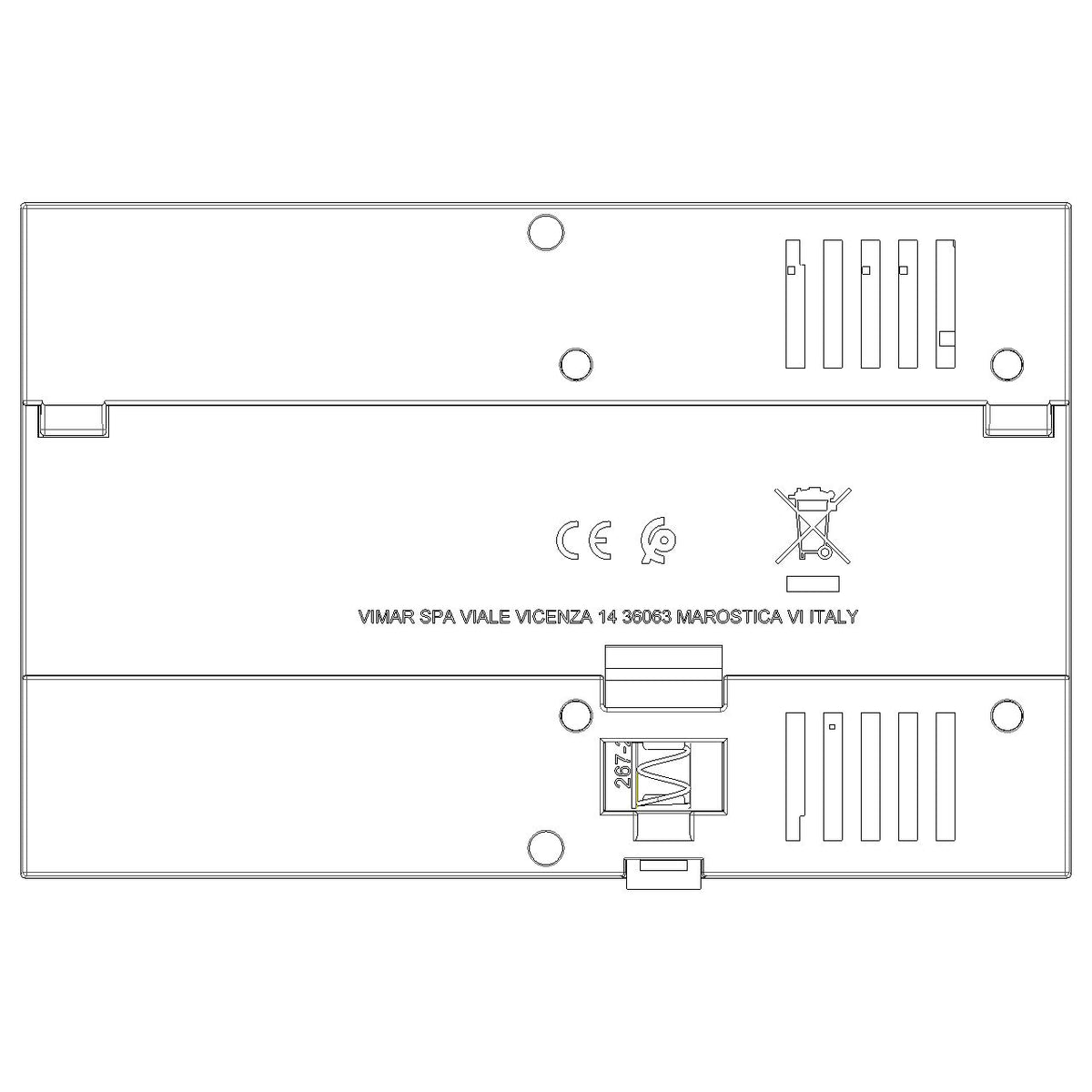 Vimar By-me Plus DIN Rail Supply Unit, 120-230V AC, 29V DC, 1280mA, Decoupling Coil, 8 Modules — Quality Boat Parts