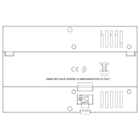 Vimar By-me Plus DIN Rail Supply Unit, 120-230V AC, 29V DC, 1280mA, Decoupling Coil, 8 Modules — Quality Boat Parts