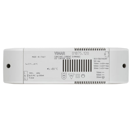 Vimar LED Driver, 120V 60Hz, 350/500/700mA, IP20, MASTER Dimmer Compatible — Quality Boat Parts