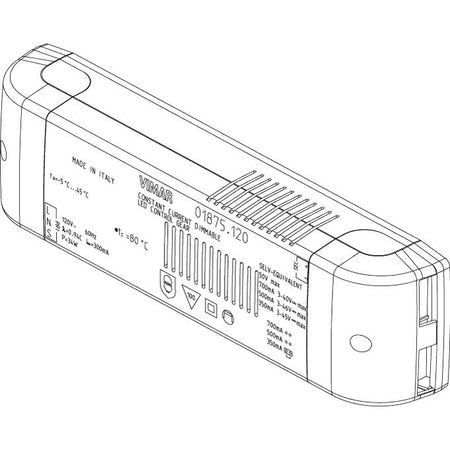 Vimar LED Driver, 120V 60Hz, 350/500/700mA, IP20, MASTER Dimmer Compatible — Quality Boat Parts