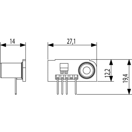Vimar LPG Detector Replacement Sensor, For Gas Stop GPL 01895, 90 x 146 mm — Quality Boat Parts