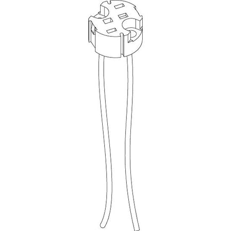 Vimar Halogen Lampholder, G4/G5.3/GX5.3/G6.35/GY6.35, 24V 4.5A, 140 mm PTFE Cable — Quality Boat Parts