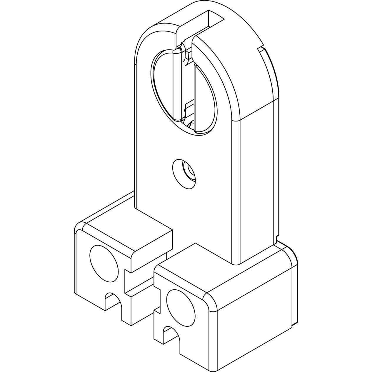 Vimar G13 Fluorescent Lamp Holder, 2A 250V, Rotor-Type, Screw Fixing, Brass Contacts, 80C Rated, White Housing — Quality Boat Parts