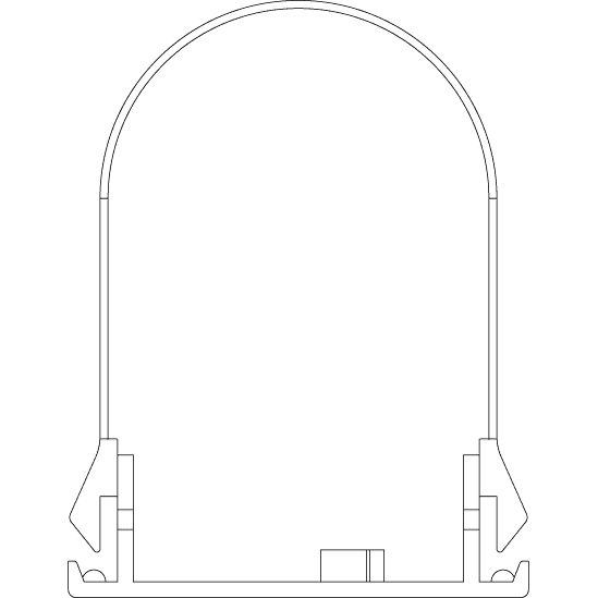 Vimar G13 Fluorescent Lampholder, 2A, 500V, 140C, with Starter Holder, Snap-Fit, Screwless Terminals — Quality Boat Parts