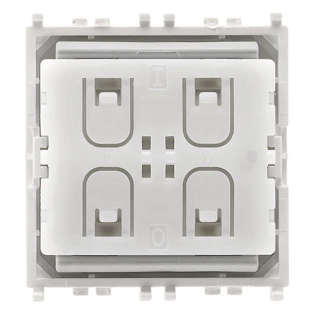 Vimar EnOcean RF 4-Button Flat Transmitter, For Eikon 20506/20506.2 / Arké 19506/19506.2 / Plana 14506/14506.2 Buttons, 868 MHz, Energy Harvesting, Built-In Electrodynamic Generator, Surface Mounted, IP40, 2 Modules — Quality Boat Parts