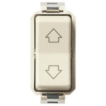 Vimar 8000 Series 2-Way Push Button, 1P 10A 250V, Central OFF, Directional Arrows — Quality Boat Parts