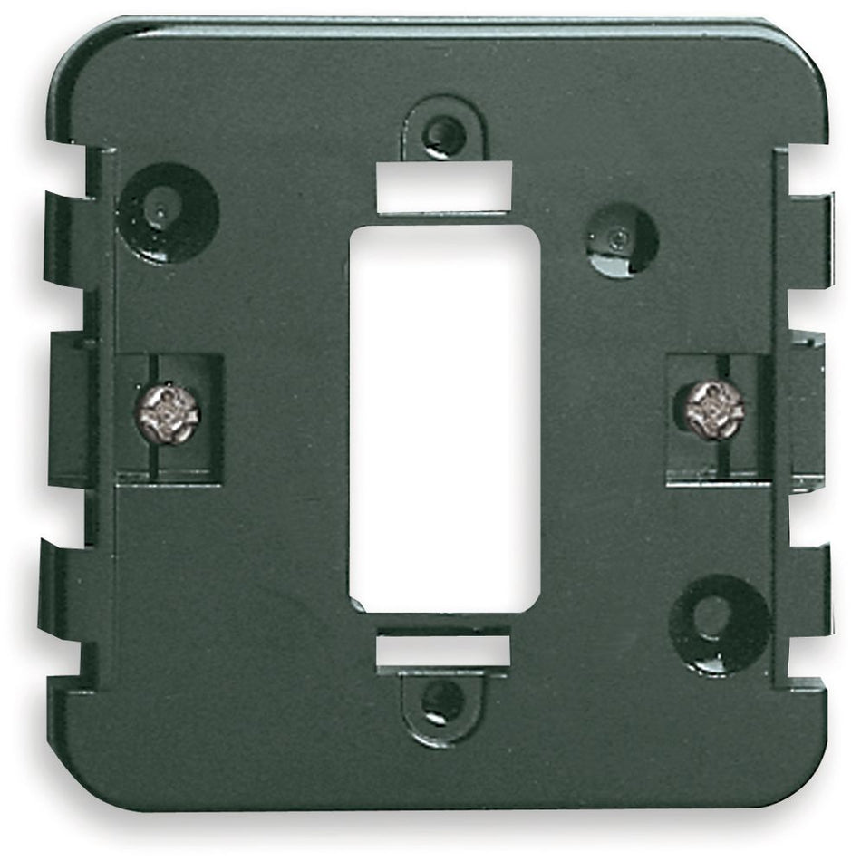 Vimar 8000 1-Module Mounting Frame With Claws, 60 mm Round Box, Black — Quality Boat Parts