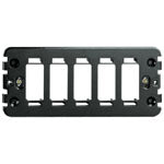 Vimar 8000 5-Module Mounting Frame, With Screws, Flush-Mount, Black — Quality Boat Parts