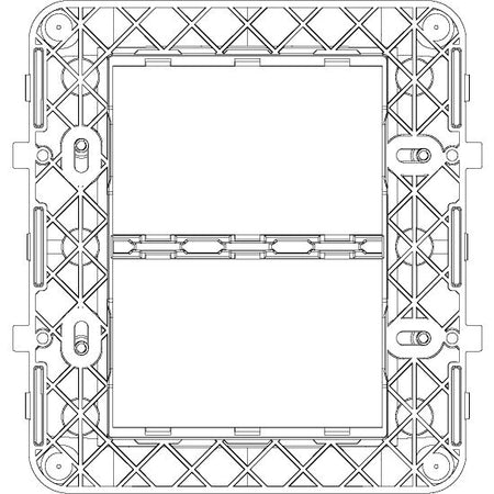 Vimar Neve Up 6-Module (3+3) Mounting Frame, For 09996 Flush-Mount Box, With Screws — Quality Boat Parts