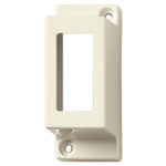 Vimar 8000 Series 1-Module Surface Cover, 50mm Depth, IP40, Rear Cable Inlet, Halogen-Free Plastic, Ivory RAL 9001 — Quality Boat Parts