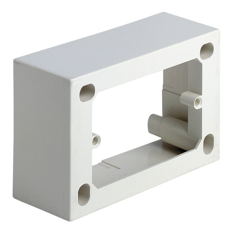 Vimar 3-Module Surface Mounting Box, For 8000 and Linea, White Housing, 48mm Depth, IP20 — Quality Boat Parts