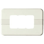 Vimar LINEA Classica 3-Module Self-Bearing Cover Plate, For 3-Module Flush-Mount Boxes, Resin, Ivory, With Screws — Quality Boat Parts
