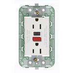 Vimar Plana USA Duplex GFCI Socket Outlet, 15A 125V 60Hz, Built-In Mounting Frame, For 3-Module Cover Plate — Quality Boat Parts