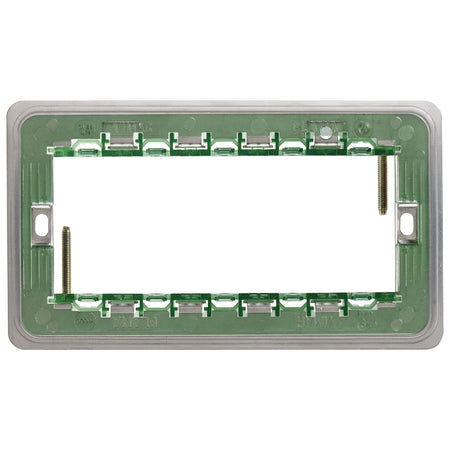 Vimar Plana 5-Module Mounting Frame, British Standard, With Screws — Quality Boat Parts