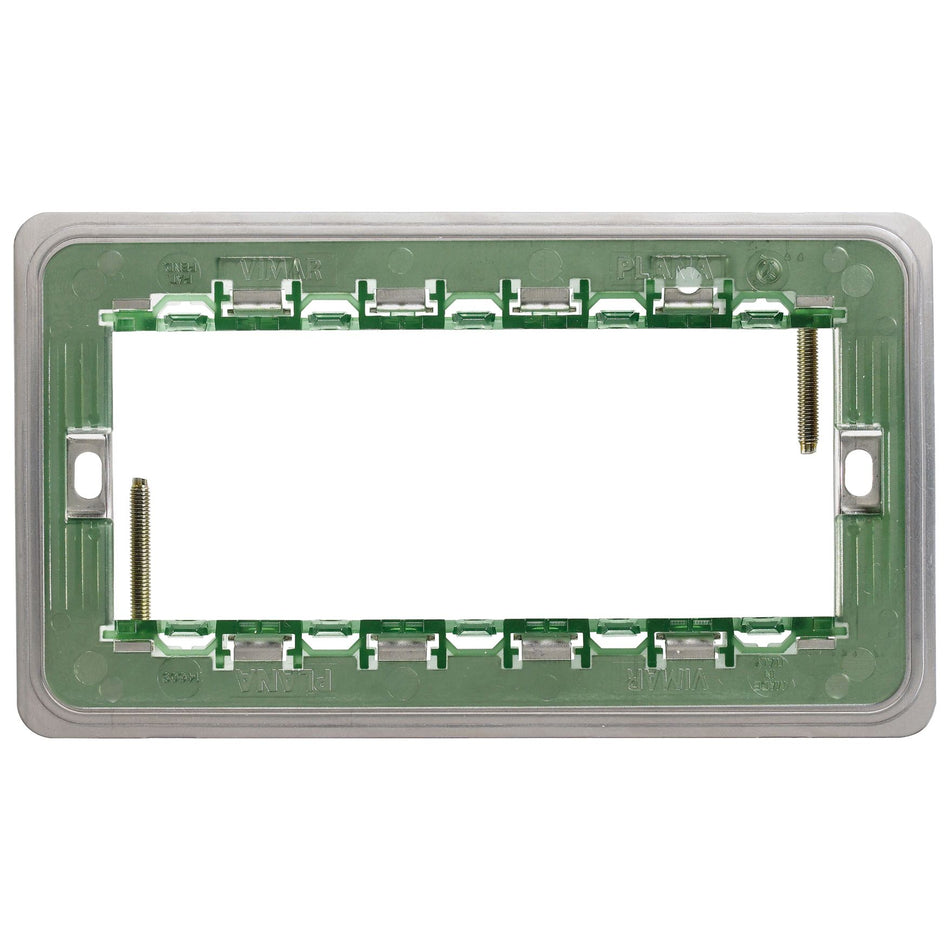 Vimar Plana 5-Module Mounting Frame, British Standard, With Screws — Quality Boat Parts