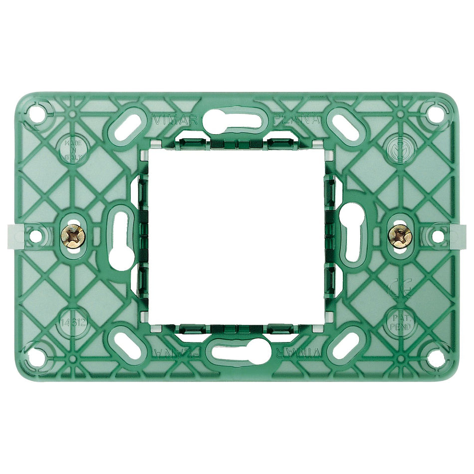 Vimar Plana 2-Central-Module Mounting Frame, With Screws, 60 mm Fixing Centres — Quality Boat Parts