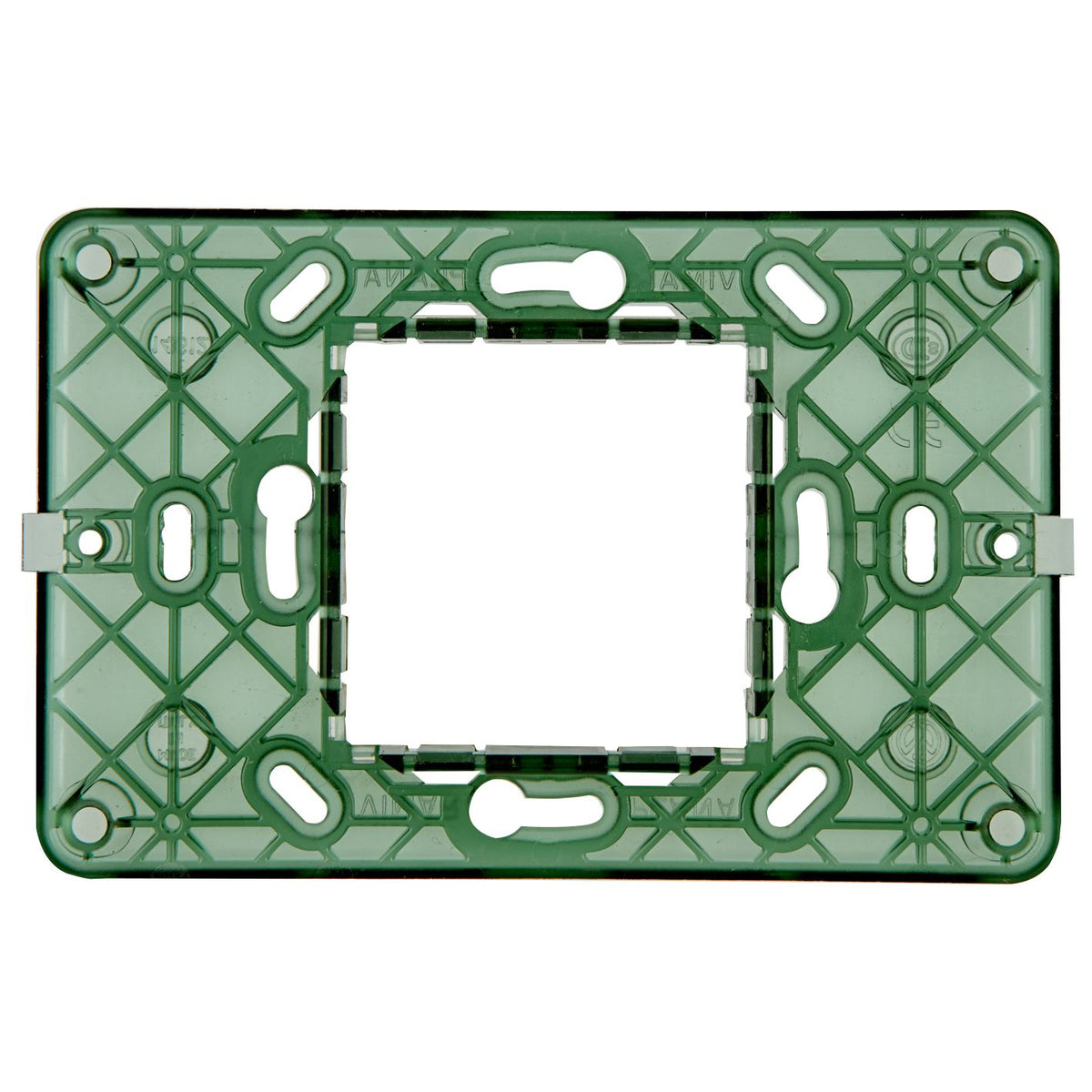 Vimar Plana 2-Central-Module Mounting Frame, With Screws, 60 mm Fixing Centres — Quality Boat Parts