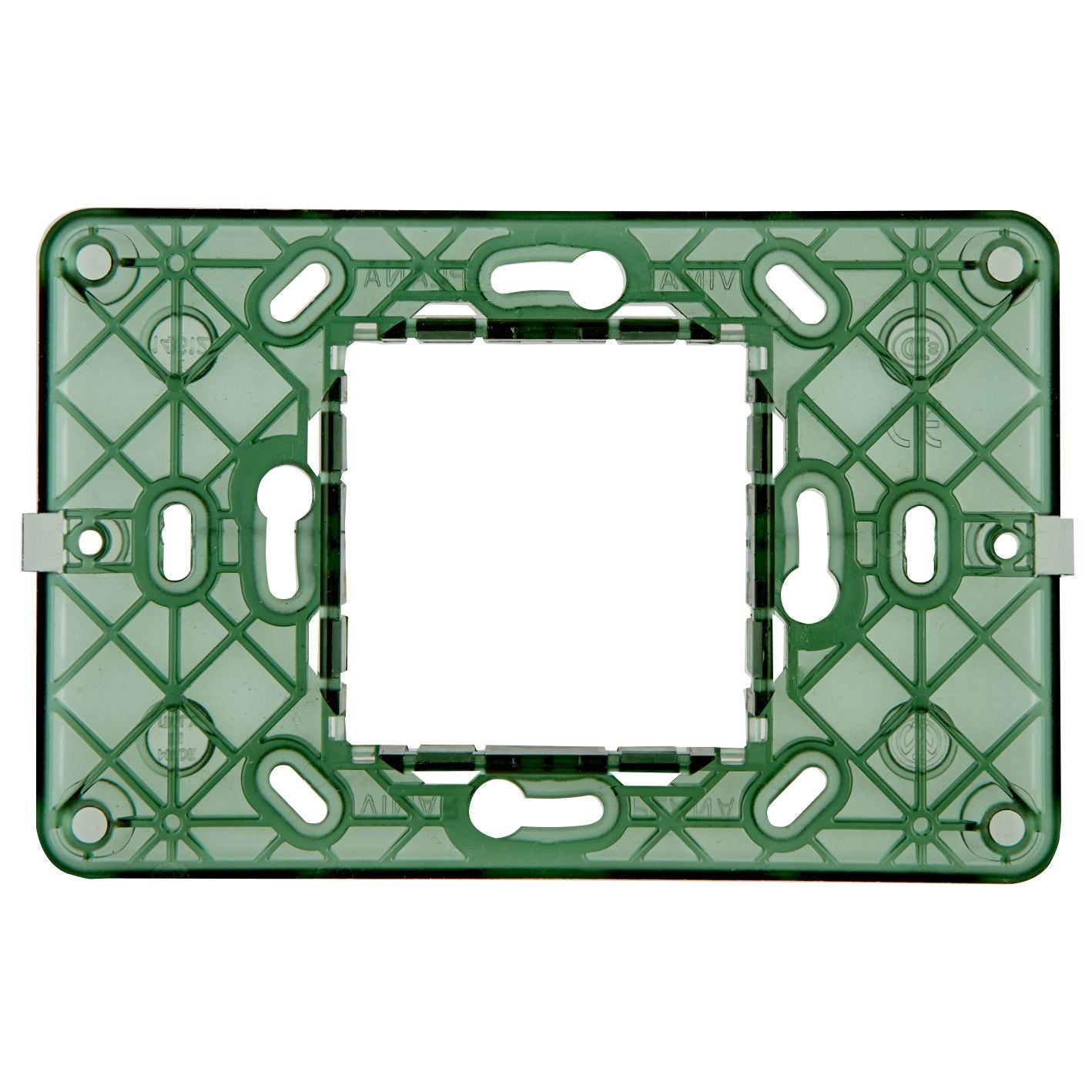 Vimar Plana 2-Central-Module Mounting Frame, With Screws, 60 mm Fixing Centres — Quality Boat Parts