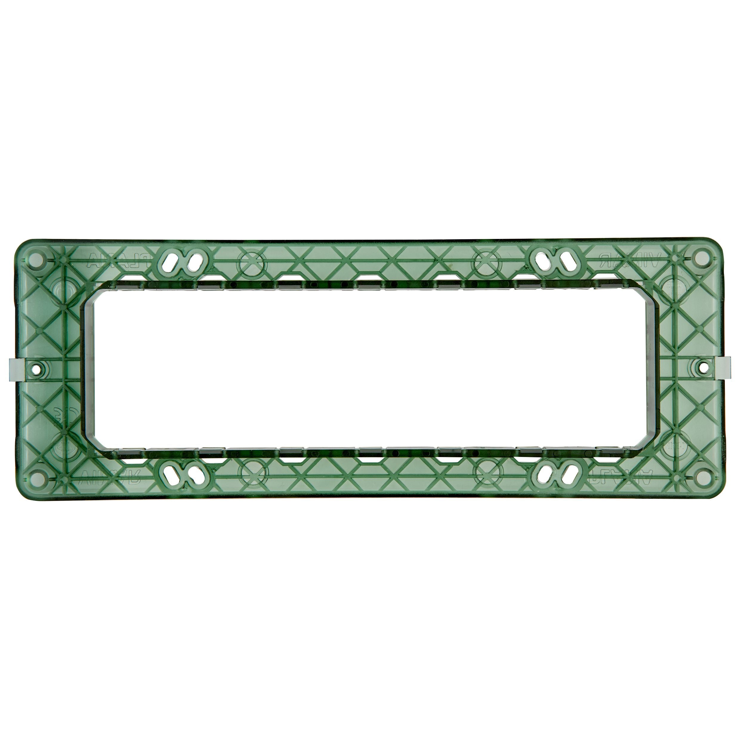 Vimar Plana 7-Module Mounting Frame, For 6/7-Module Boxes, Flush-Mount, With Screws — Quality Boat Parts