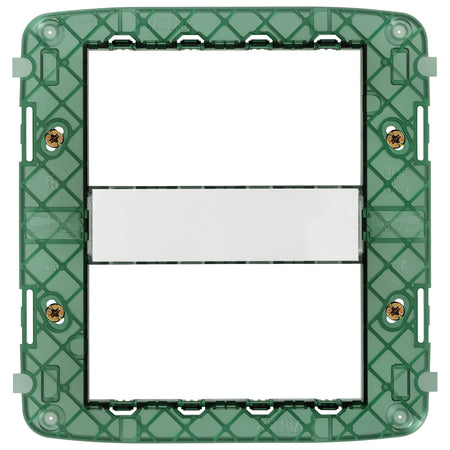 Vimar Plana 8 (4+4)-Module Mounting Frame with Screws, For V71318/V71718 Flush and 14788 Table Mounting Boxes — Quality Boat Parts