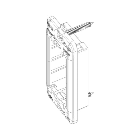 Vimar Plana 1-Module Panel-Mount Frame, With Screws, Thermoplastic — Quality Boat Parts
