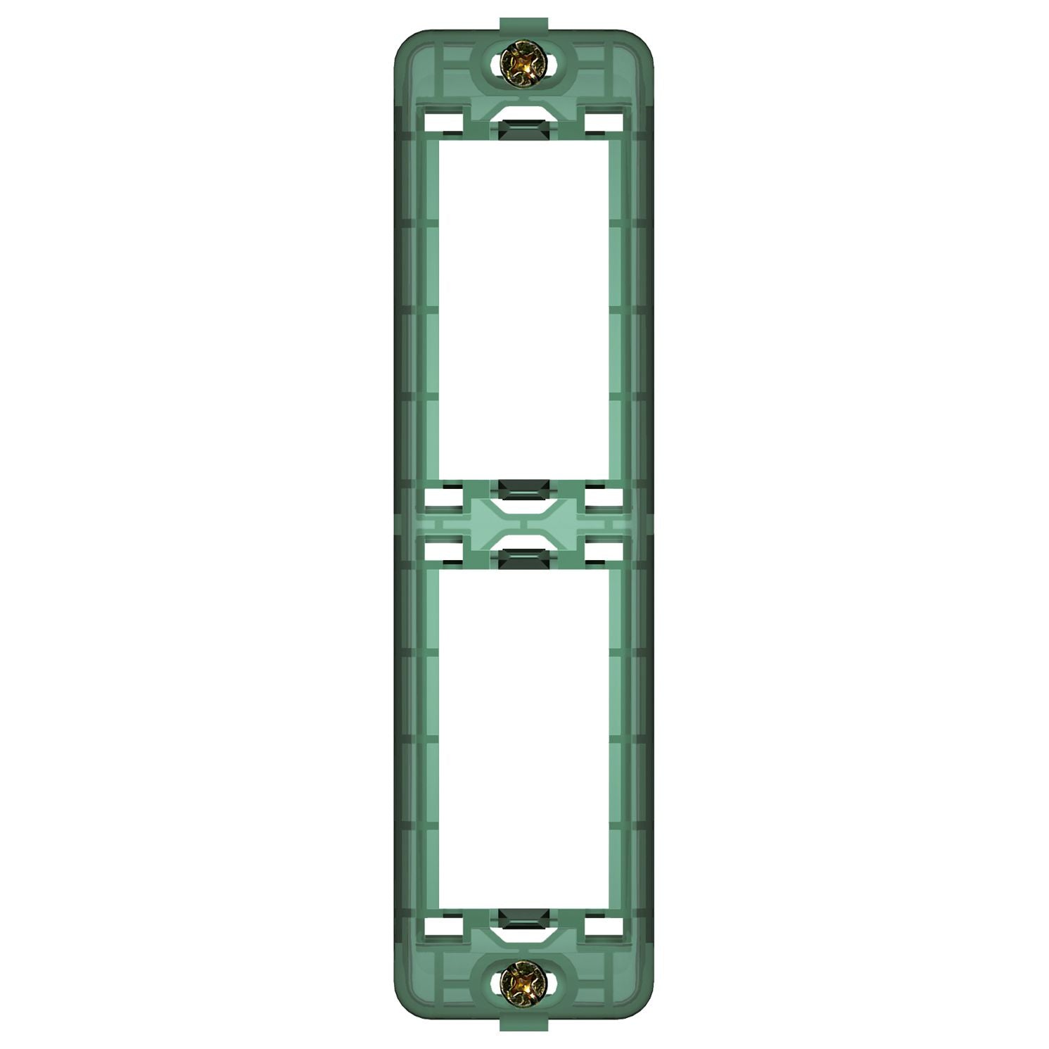 Vimar Plana 2-Module Panel-Mount Frame, With Screws, Thermoplastic — Quality Boat Parts