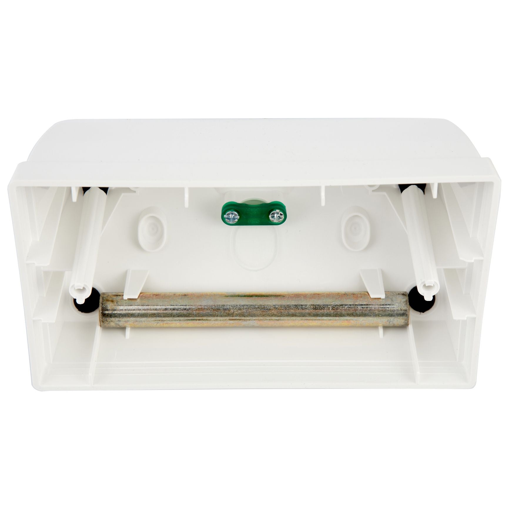 Vimar Plana 4-Module Table Mounting Box, Matt White Finish, Halogen-Free Plastic, IP20, Cable Entry, 142.5 x 80 x 67.6 mm — Quality Boat Parts