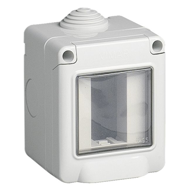 Vimar Isoset IP55 1M Surface Enclosure, For Eikon, Arké & Plana — Quality Boat Parts