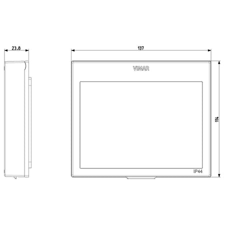 Vimar Isoset 3-Module IP44 Protected Cover With Transparent Door, For Eikon Exé, For Linea, For Arké, For Plana, For Neve Up, For Flush-Mount Box — Quality Boat Parts