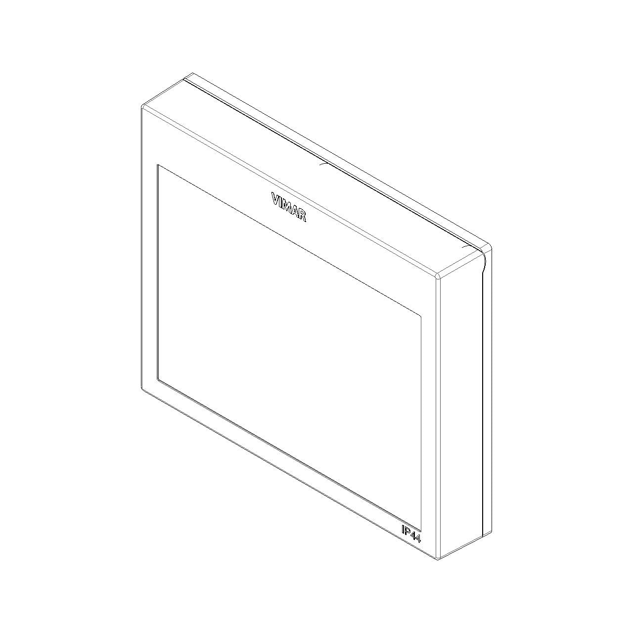 Vimar Isoset 3-Module IP44 Protected Cover With Transparent Door, For Eikon Exé, For Linea, For Arké, For Plana, For Neve Up, For Flush-Mount Box — Quality Boat Parts