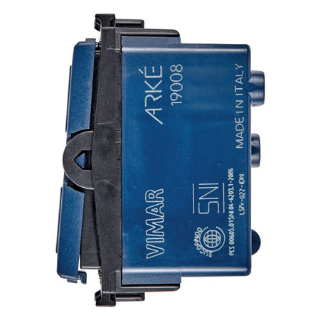 Vimar ARKÉ 1P NO Push Button Mechanism, 10A 250V, Illuminable, IP40 — Quality Boat Parts
