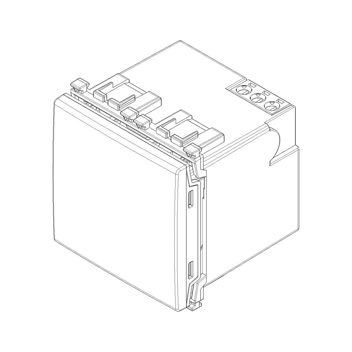 Vimar ARKÉ TORCIA LED Emergency Torch, 2-Module, 100-240V, 2.5h — Quality Boat Parts