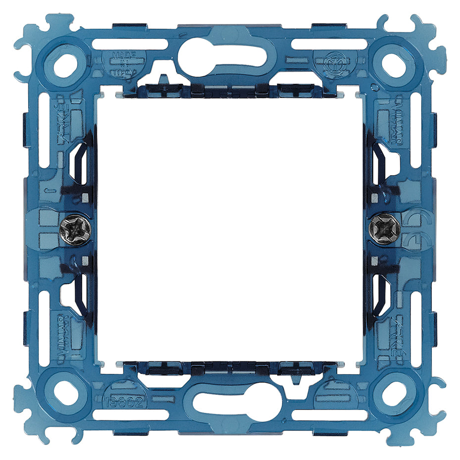 Vimar ARKÉ 2-Module Mounting Frame, For 60 mm Round Boxes, 71 mm Centers, Claw Mount — Quality Boat Parts