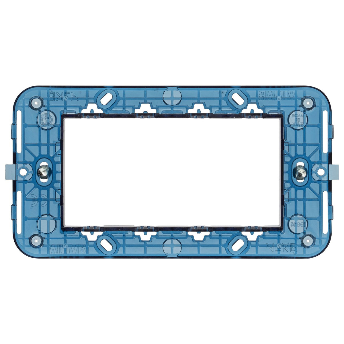 Vimar Arké 4-Module Mounting Frame, With Screws, Thermoplastic, Flush-Mount — Quality Boat Parts