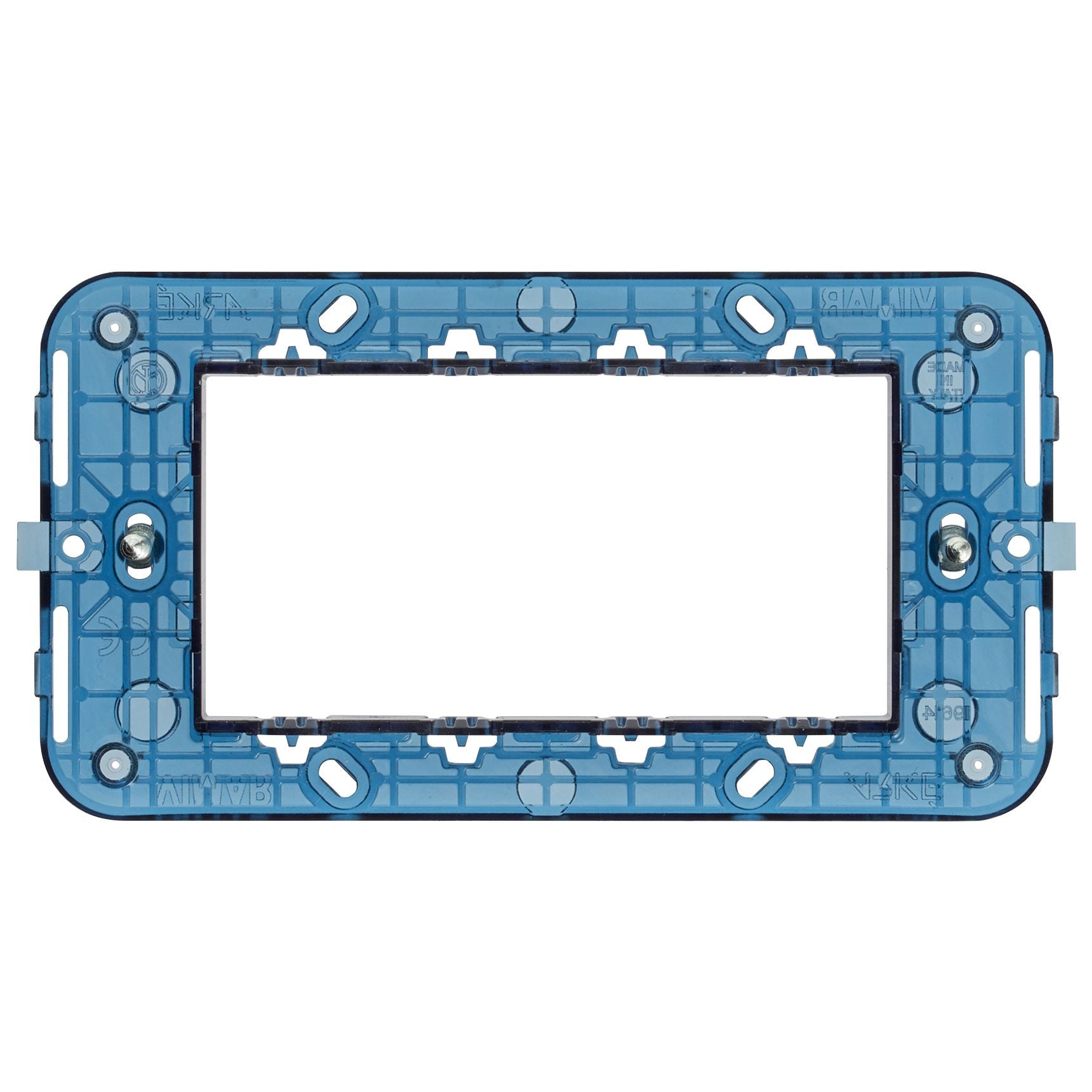 Vimar Arké 4-Module Mounting Frame, With Screws, Thermoplastic, Flush-Mount — Quality Boat Parts
