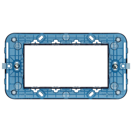 Vimar Arké 4-Module Mounting Frame, With Screws, Thermoplastic, Flush-Mount — Quality Boat Parts