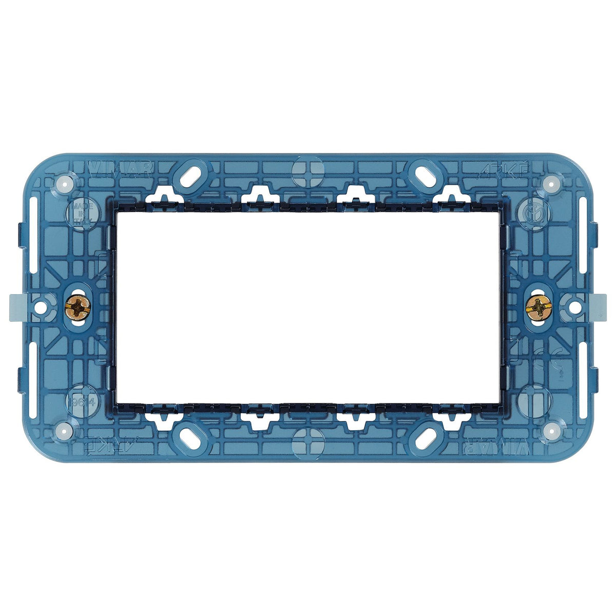 Vimar Arké 4-Module Mounting Frame, With Screws, Thermoplastic, Flush-Mount — Quality Boat Parts