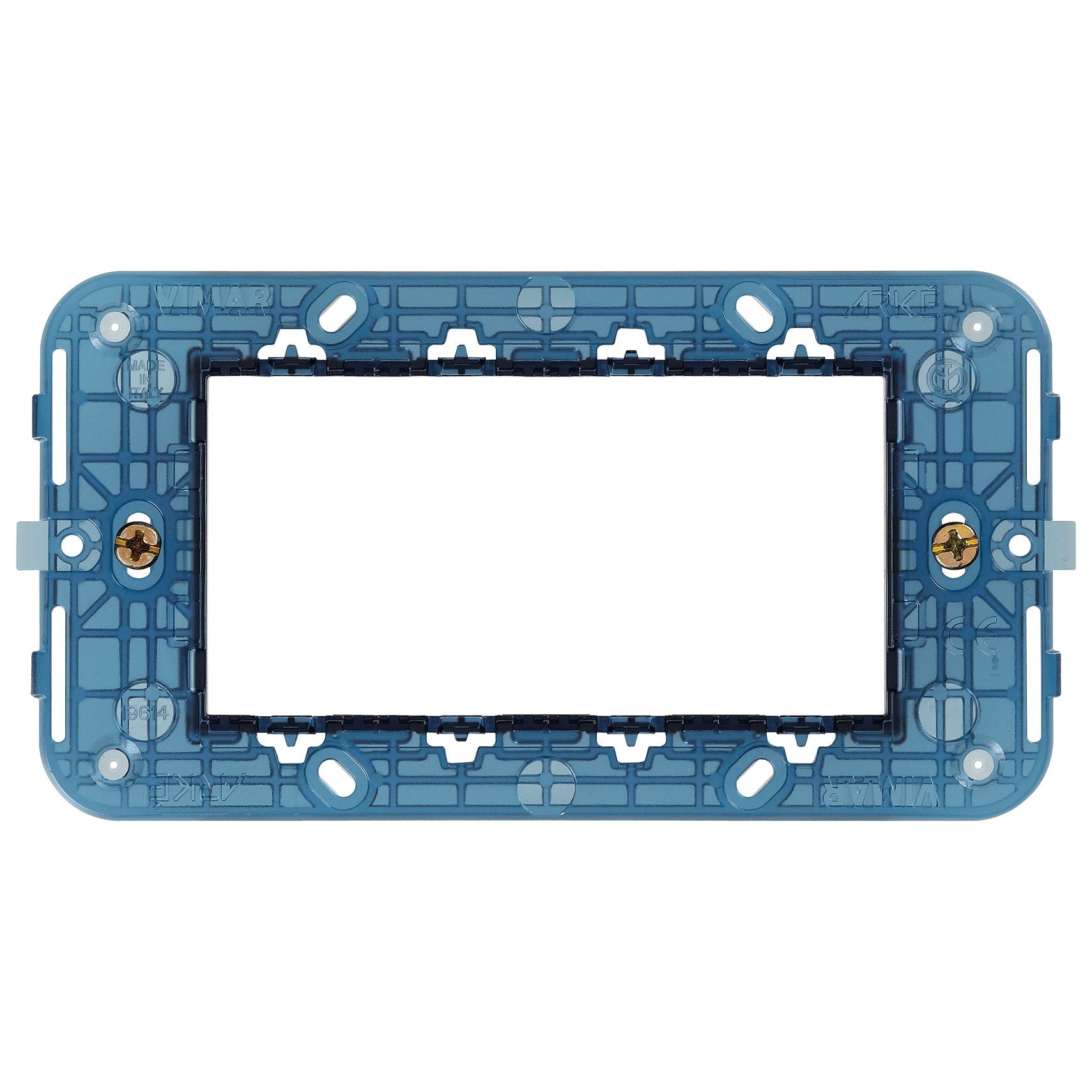 Vimar Arké 4-Module Mounting Frame, With Screws, Thermoplastic, Flush-Mount — Quality Boat Parts