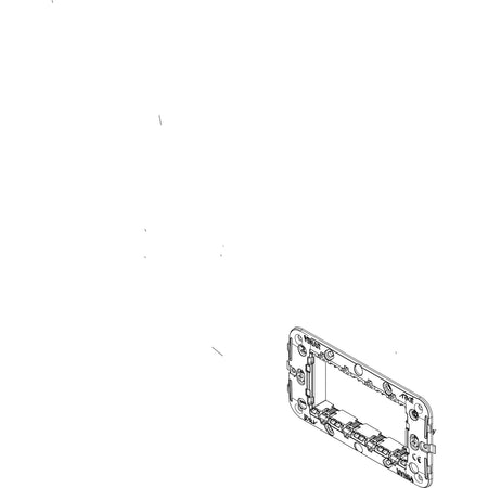 Vimar Arké 4-Module Mounting Frame, With Screws, Thermoplastic, Flush-Mount — Quality Boat Parts