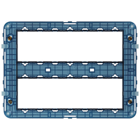 Vimar ARKÉ 14 (7+7)-Module Mounting Frame, For V71320/V71620/V71720 Flush and 09920 Surface Boxes, With Screws, Thermoplastic — Quality Boat Parts