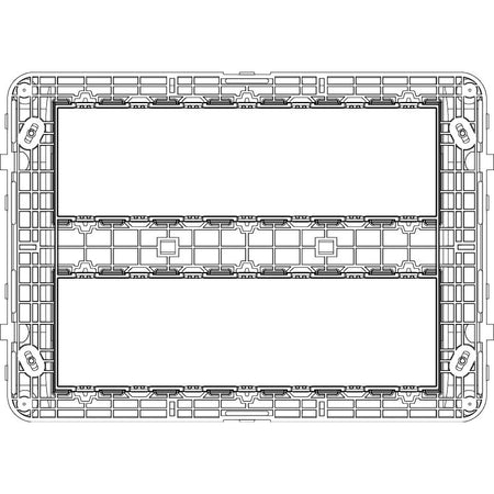 Vimar ARKÉ 14 (7+7)-Module Mounting Frame, For V71320/V71620/V71720 Flush and 09920 Surface Boxes, With Screws, Thermoplastic — Quality Boat Parts