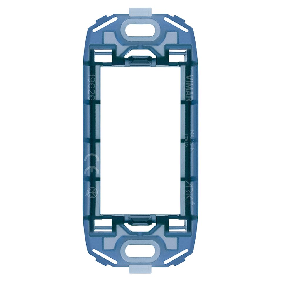 Vimar ARKÉ 1-Module Panel Mounting Frame, With Screws, Thermoplastic, Front-Side Mount, Horizontal and Vertical — Quality Boat Parts