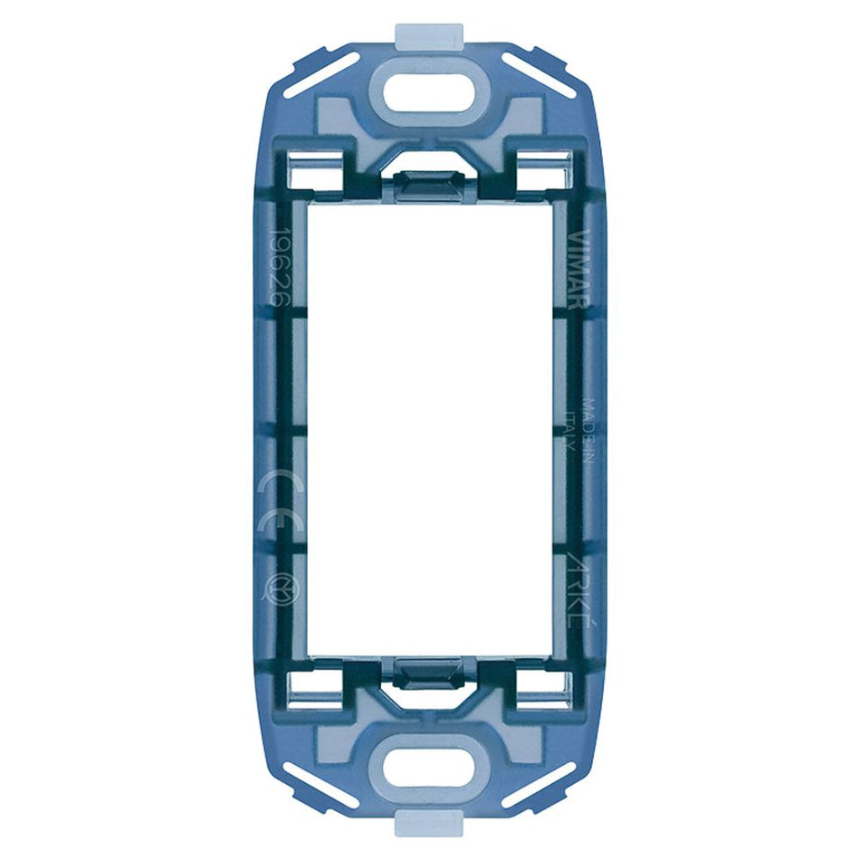 Vimar ARKÉ 1-Module Panel Mounting Frame, With Screws, Thermoplastic, Front-Side Mount, Horizontal and Vertical — Quality Boat Parts