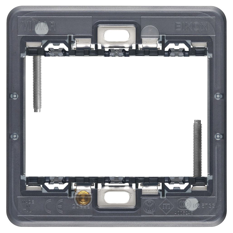 Vimar Eikon Frame 3M BS Mounting Frame, British Standard Boxes, With Screws — Quality Boat Parts