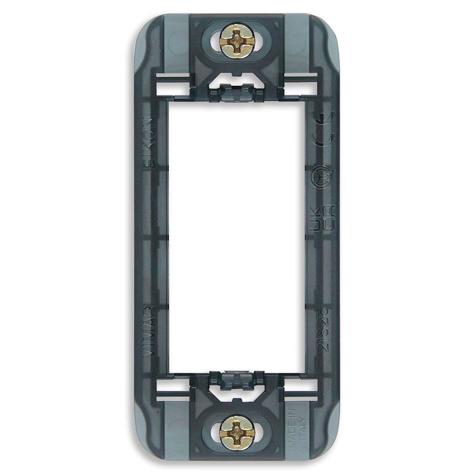 Vimar Eikon 1-Module Panel Mount Frame, Flush Mount, With Screws, 10pk — Quality Boat Parts