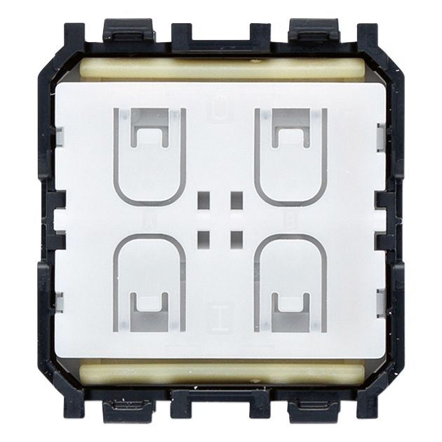 Vimar LINEA EnOcean Radio Control, For 31506/31506.2 Buttons, 4-Button, 868 MHz, Energy Harvesting, IP40, Flush-Mounted, 2 Modules — Quality Boat Parts